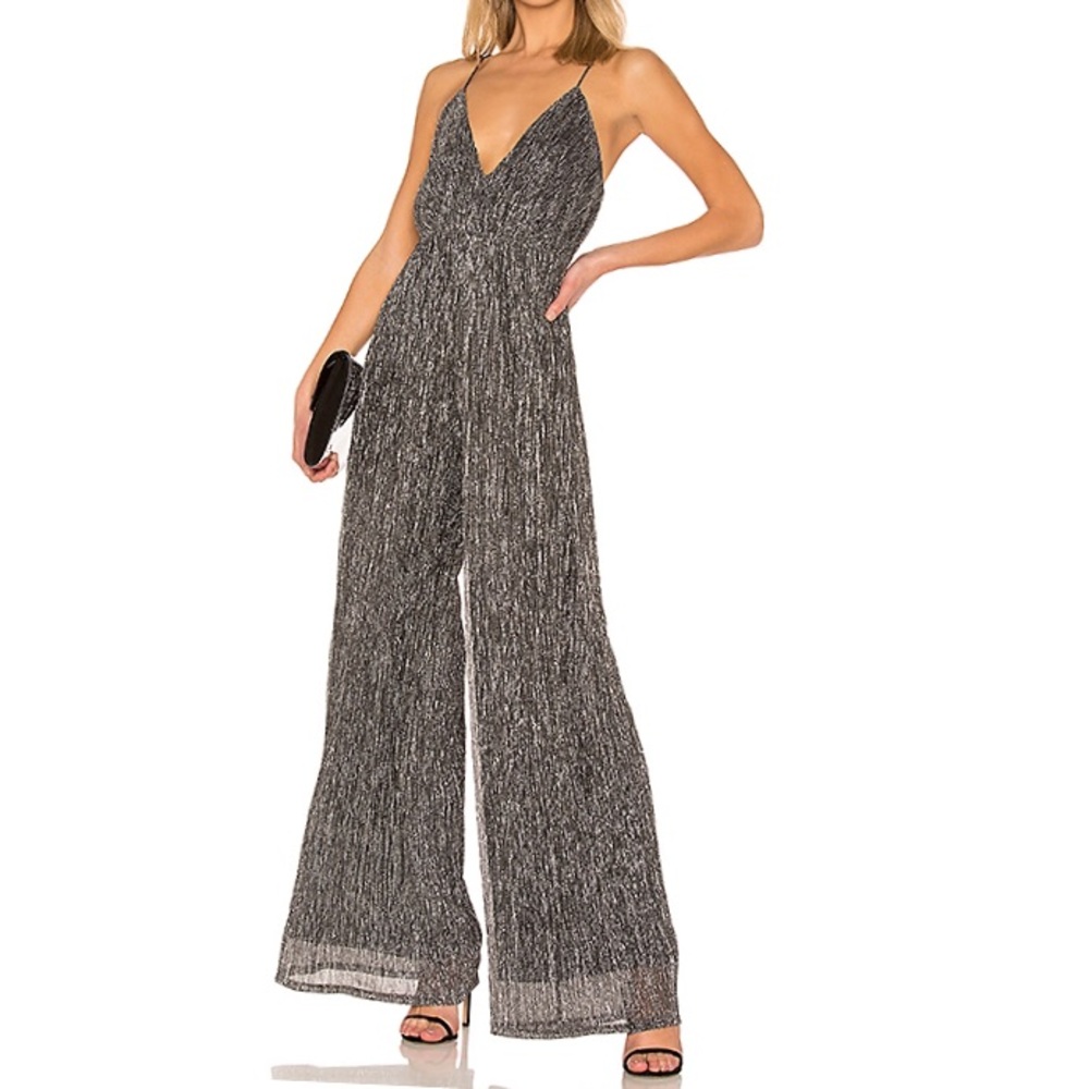 BRAND NEW Halston Heritage Metallic Jumpsuit